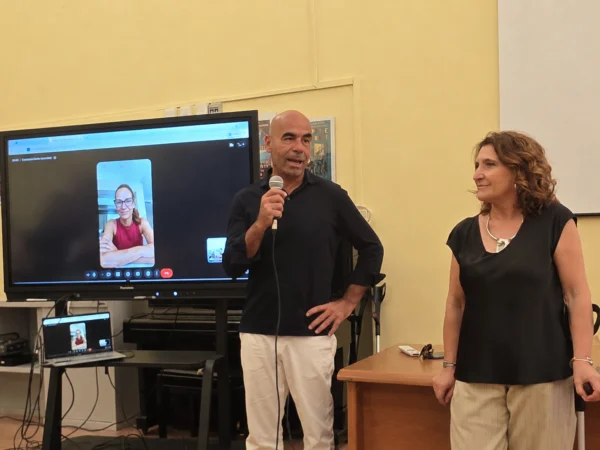 Valter Spano, Maria Pia Foresta and Anna Juricic (video call)